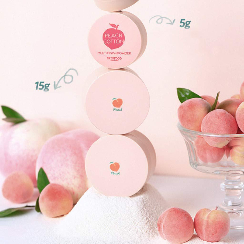 
                      
                        Skinfood Peach Cotton Multi Finish Powder 韩国Skinfood蜜桃哑光定妆粉 5g
                      
                    