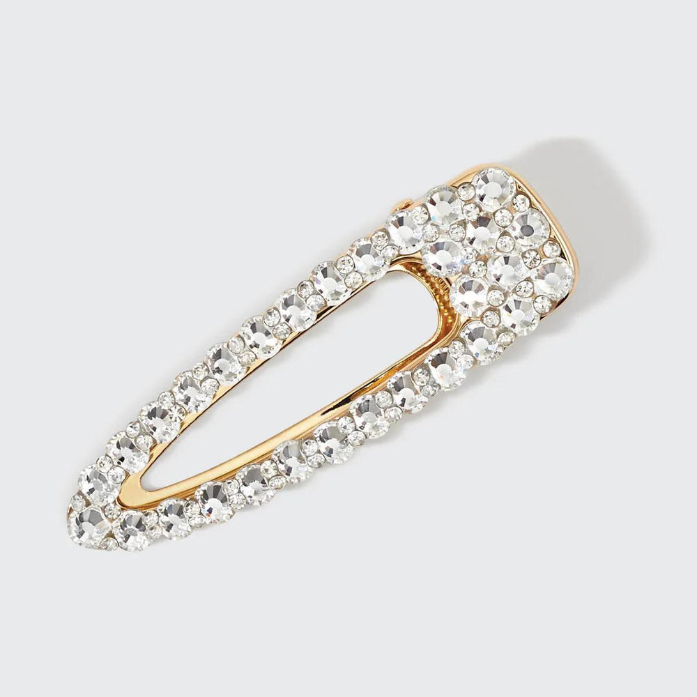 
                      
                        Kitsch Metal Rhinestone large Open Shape Hair Clip 金属水钻大号开口发夹
                      
                    