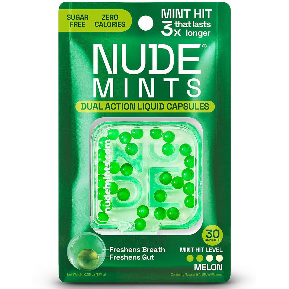 
                      
                        NUDE Mints Dual Action Liquid Mint Capsules 去除口气双效液体多种口味装薄荷糖
                      
                    