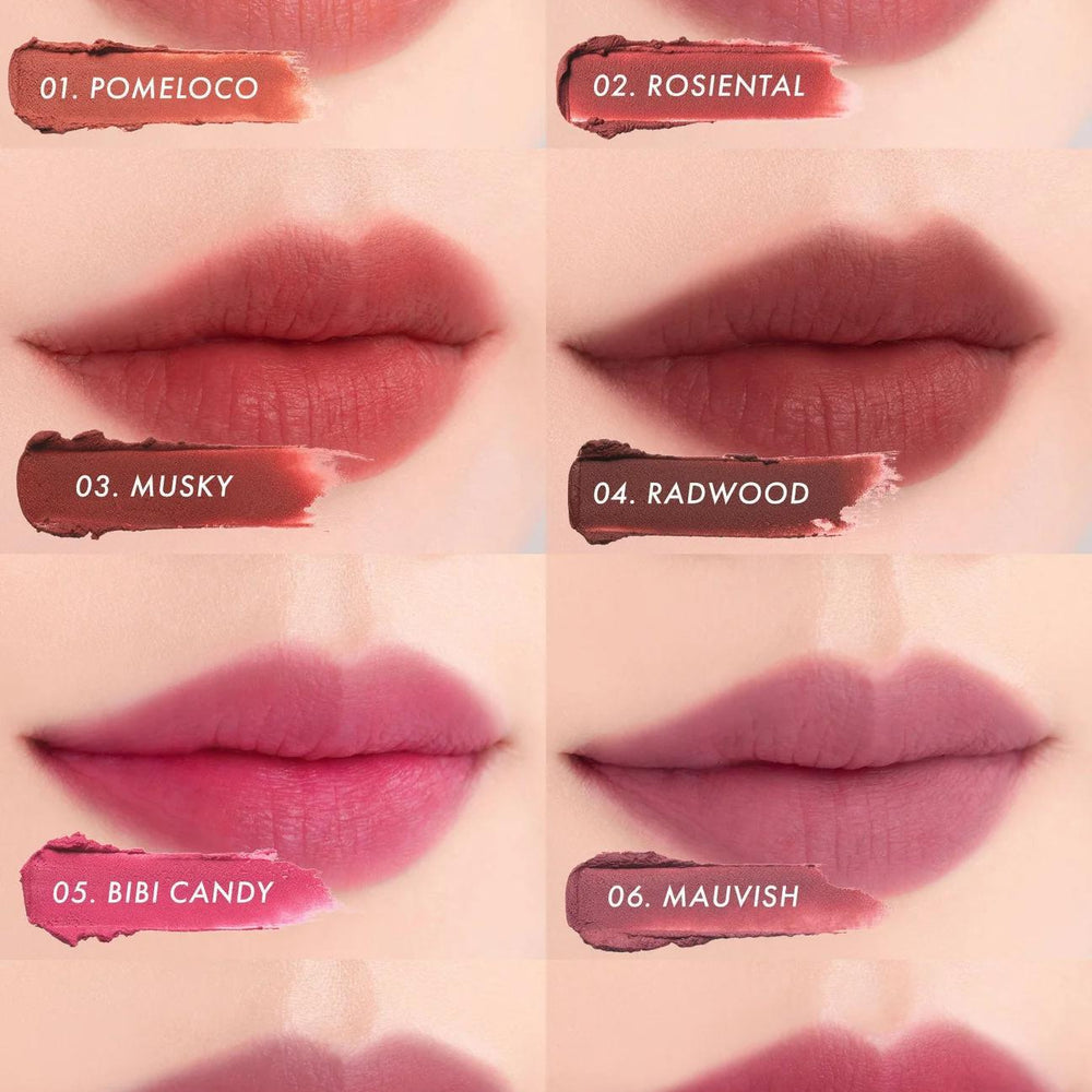 
                      
                        Rom&nd Blur Fudge Tint 柔魅得丝绒雾泥唇釉
                      
                    