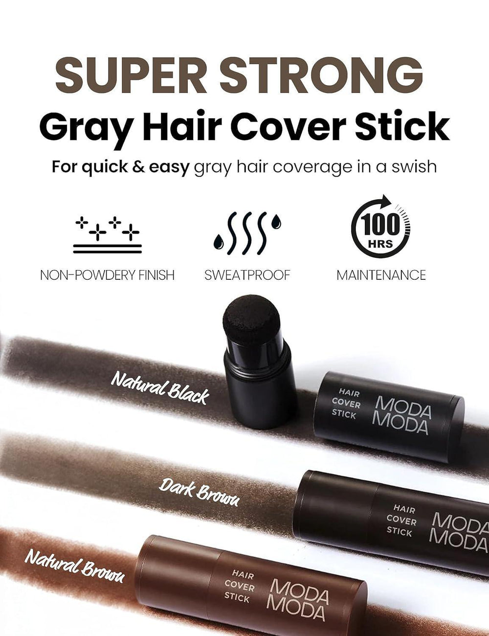 MODAMODA Pro-Change Hair Cover Stick 韩国MODAMODA便捷式染发棒