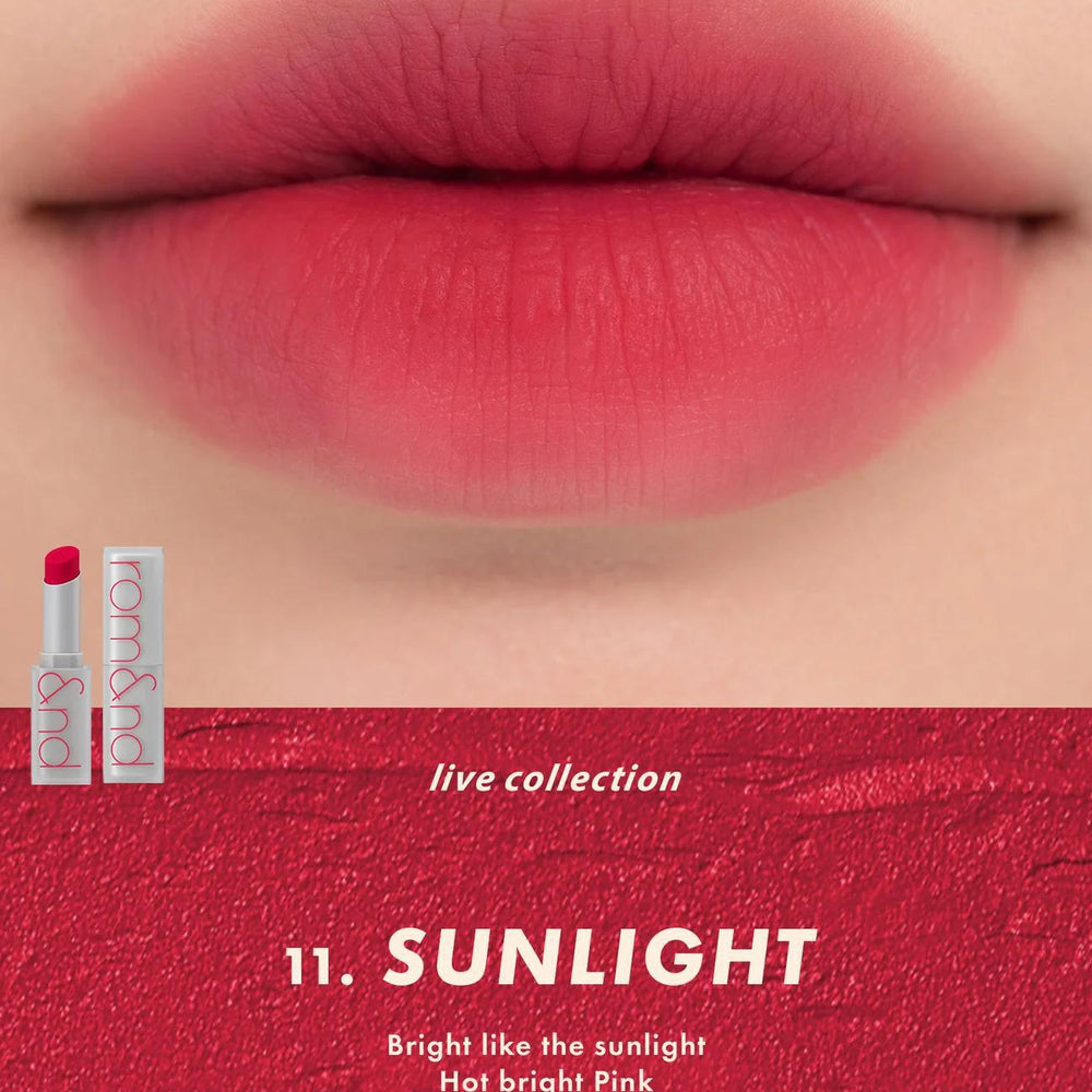 
                      
                        Rom&nd Zero Matte Lipstick 柔魅得雾面哑光丝绒口红
                      
                    
