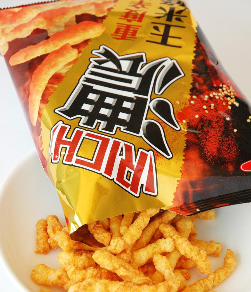 
                      
                        H.Y CORN CHIPS - SUPER SPICY FLAVOR 华元特辣玉米条 113g
                      
                    