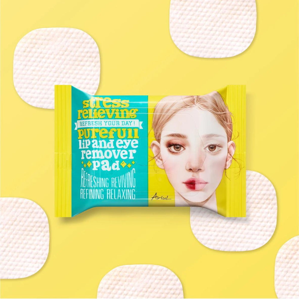 Ariul Stress Relieving Purefull Lip & Eye Remover Pad 艾藜儿舒缓眼唇卸妆棉