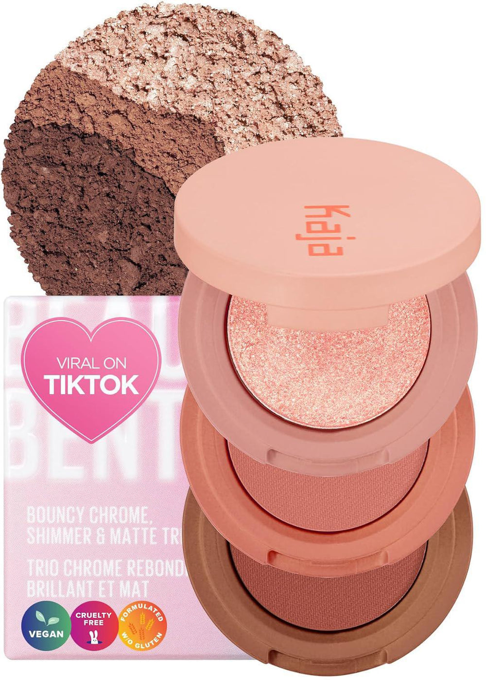 Kaja Beauty Bento Eyeshadow 韩国Kaja马卡龙三色眼影 3 x 0.9g