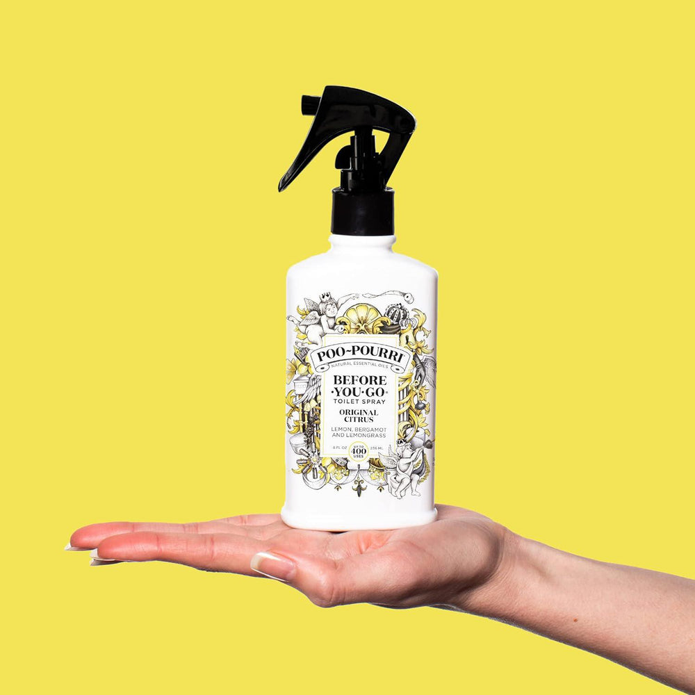 
                      
                        Poo-Pourri Before-You-Go Toilet Spray Original Citrus 神奇噗噗丽柑橘味如厕马桶除臭喷雾 8oz
                      
                    