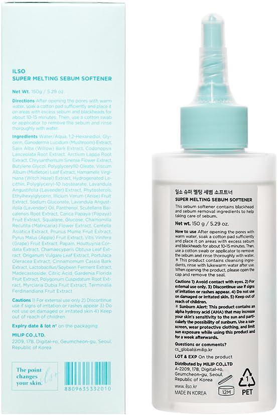 
                      
                        ILSO Super Melting Serum Softener 一苏去黑头清洁溶解液 150mL
                      
                    