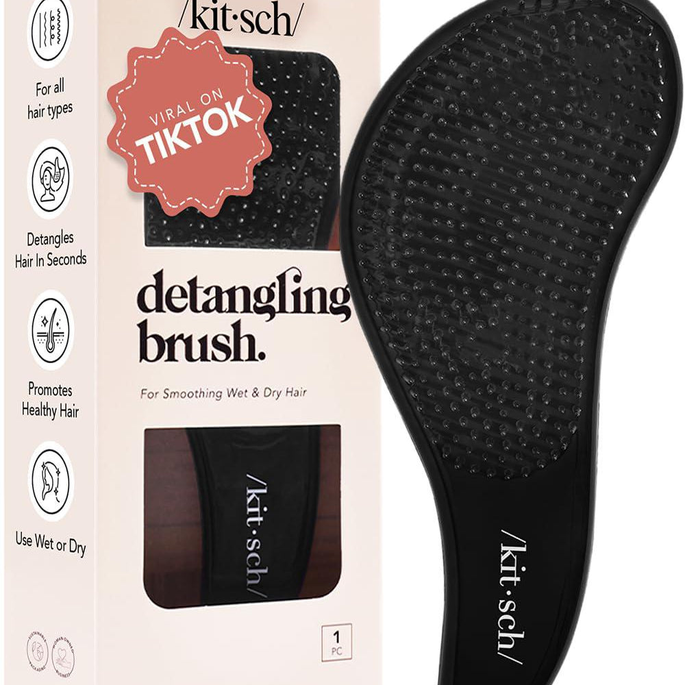 
                      
                        Kitsch Detangling Brush 柔软顺发梳
                      
                    