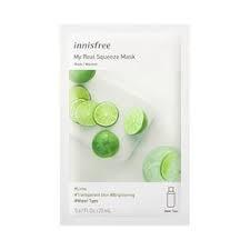 Innisfree My Real Squeeze Mask EX Lime 悦诗风吟青柠美白提亮面膜