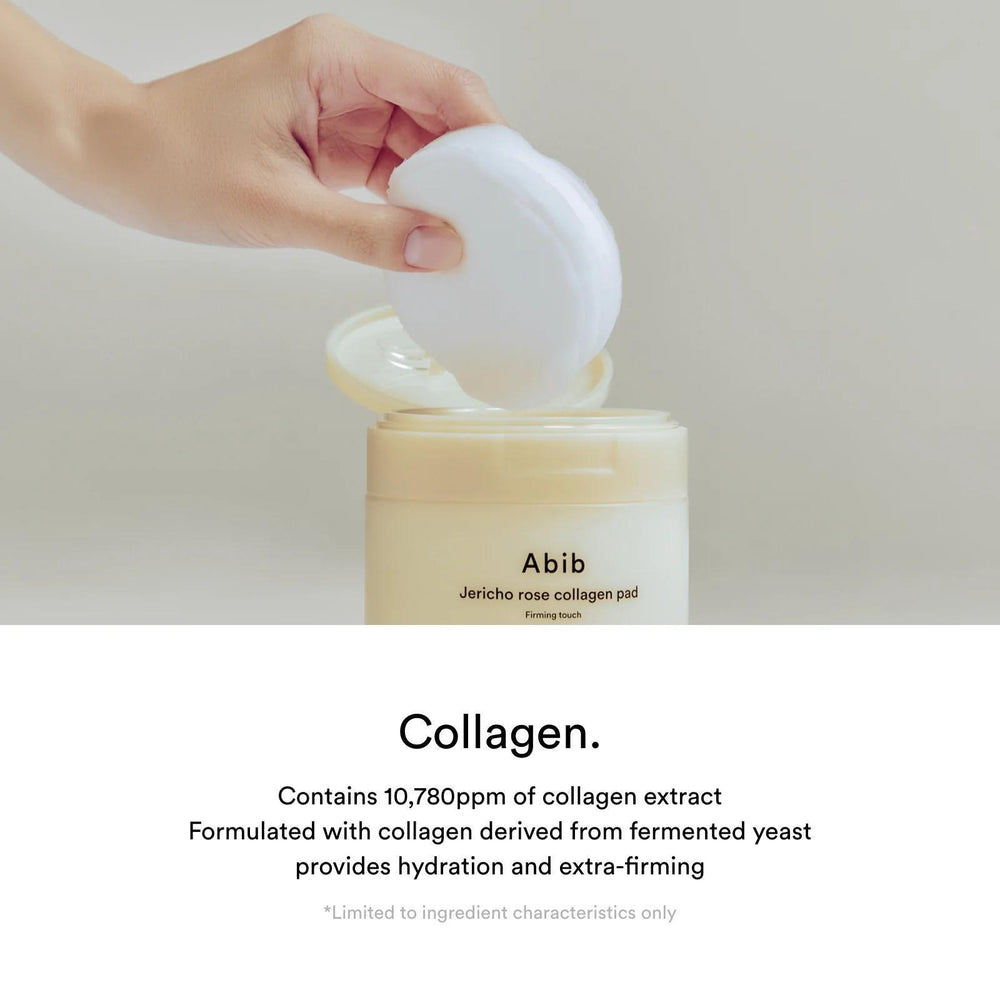 
                      
                        Abib Jericho Rose Collagen Pad Firming Touch 阿彼芙玫瑰胶原蛋白补水修护保湿棉片 60pcs
                      
                    