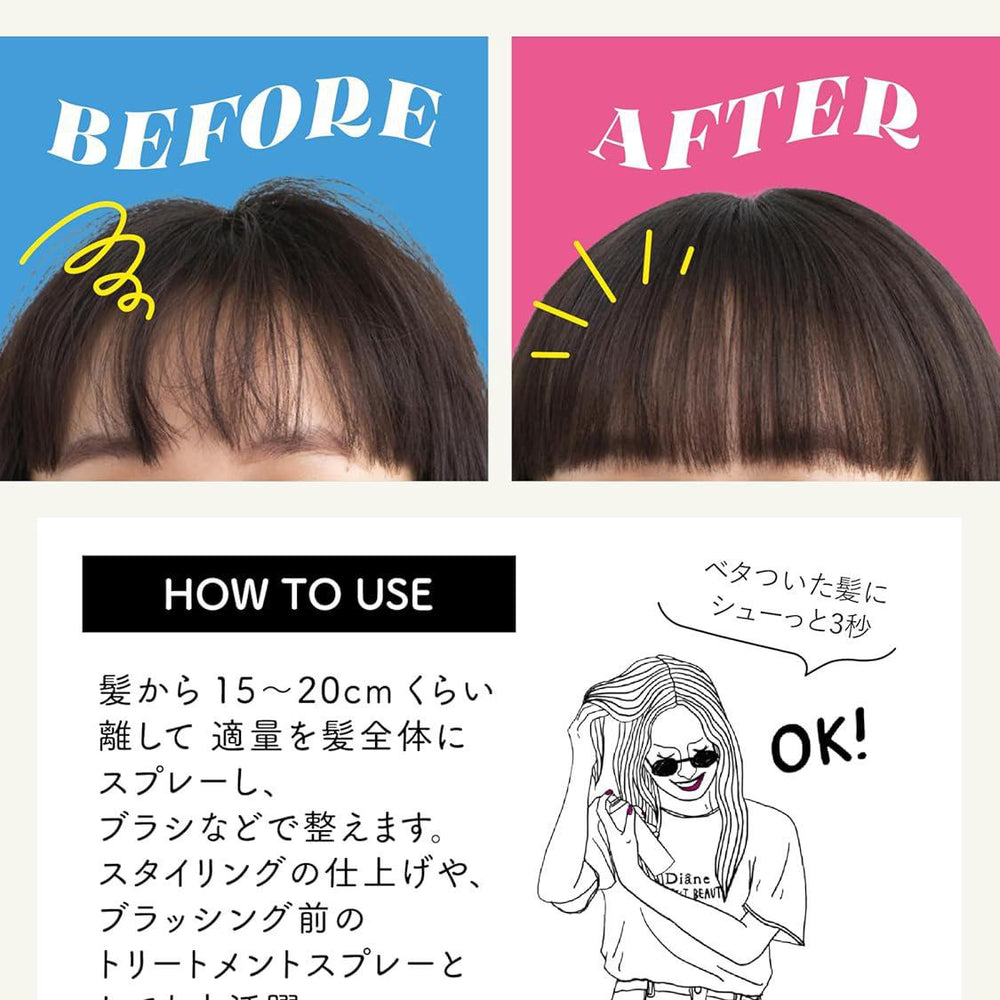 
                      
                        Moist Diane Perfect Beauty Perfect Dry Shampoo + Body 黛丝恩致美系列免洗干发喷雾
                      
                    