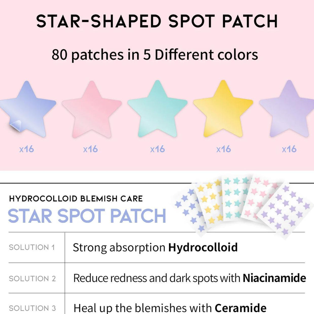 
                      
                        OOTD Beauty Star Spot Patch 星星祛痘贴 80pc
                      
                    