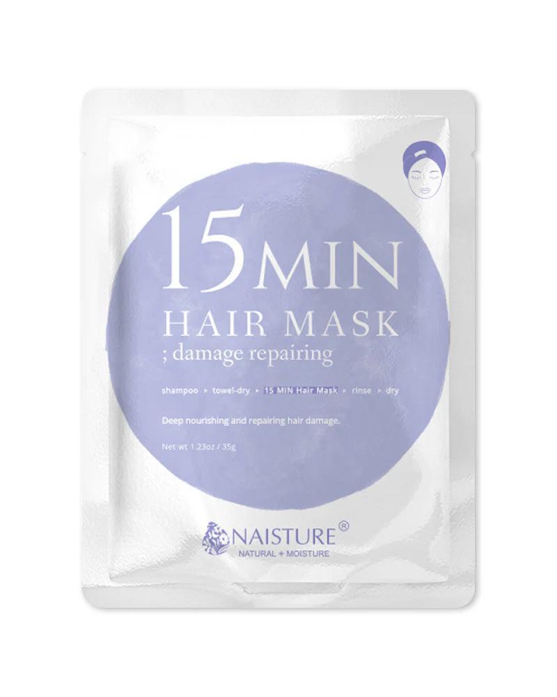 Naisture 15 Min Hair Mask Cap Damage Care 韩国Naisture15分钟头发损伤护理发膜 35g