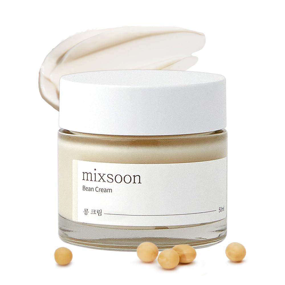 
                      
                        Mixsoon Bean Cream Nourishing & Moisturizing 韩国大豆面霜果酸姜黄发酵酵母美容 50mL
                      
                    