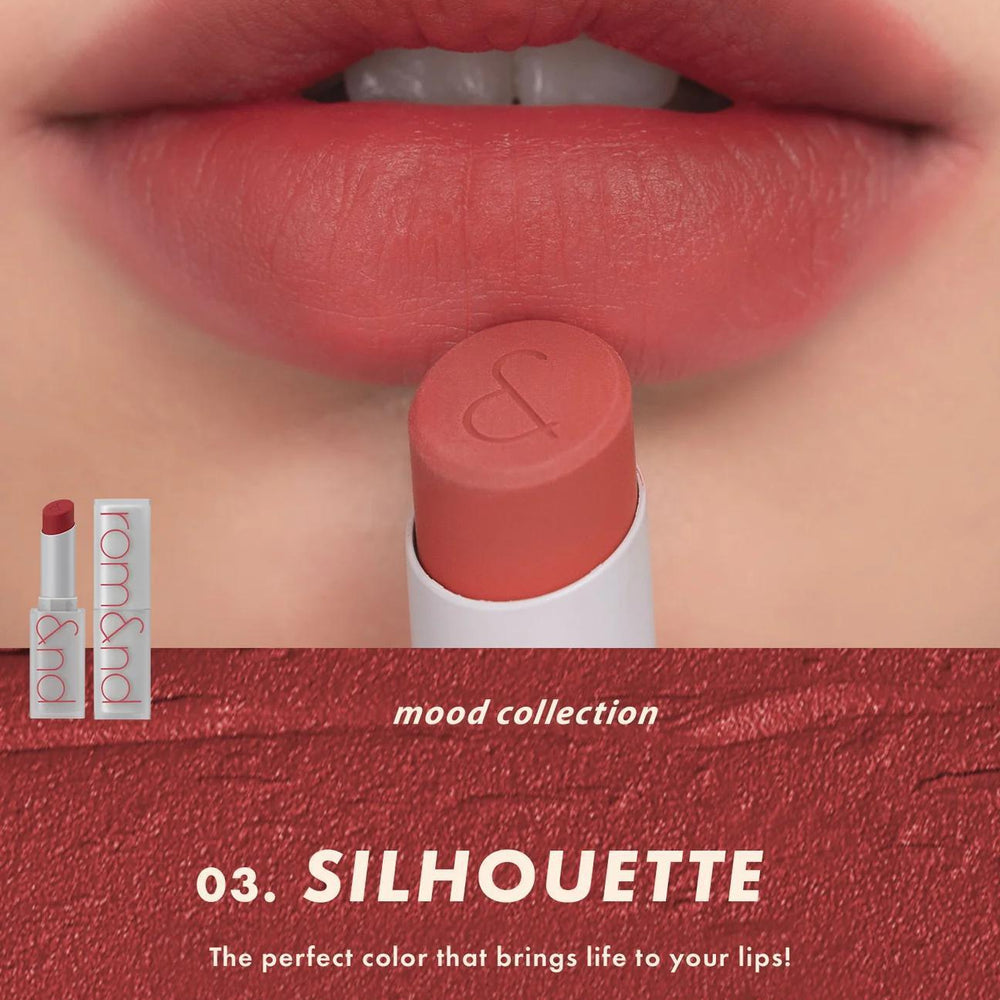 
                      
                        Rom&nd Zero Matte Lipstick 柔魅得雾面哑光丝绒口红
                      
                    