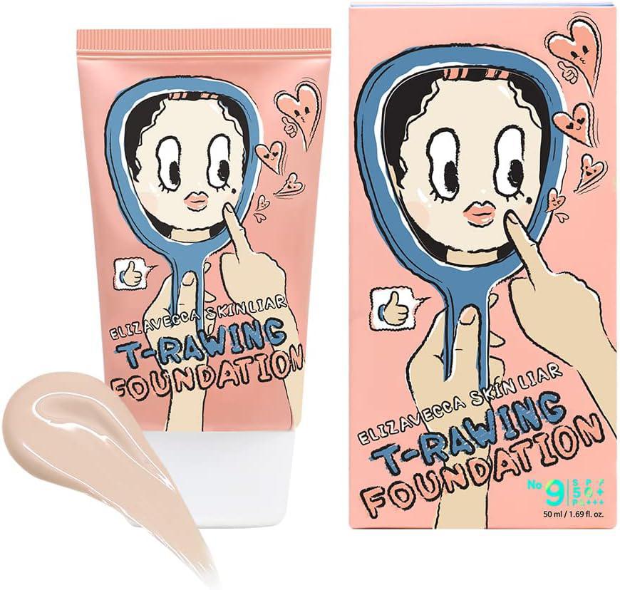 
                      
                        Elizavecca Skin Liar T-Rawing Foundation 恶魔猪美白防晒粉底液 50mL
                      
                    