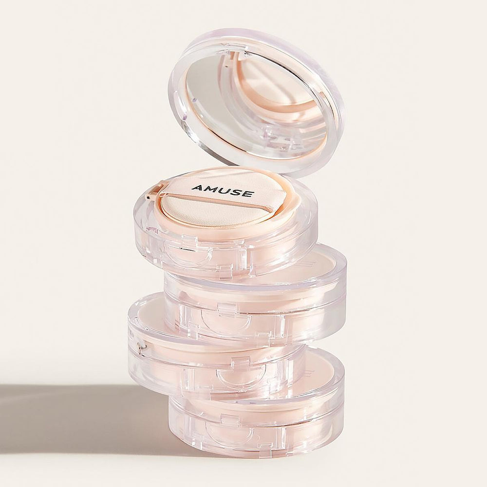 AMUSE Skin Tune Vegan Cover Cushion 阿慕斯果冻水润气垫粉底 SPF45 PA++ 15g