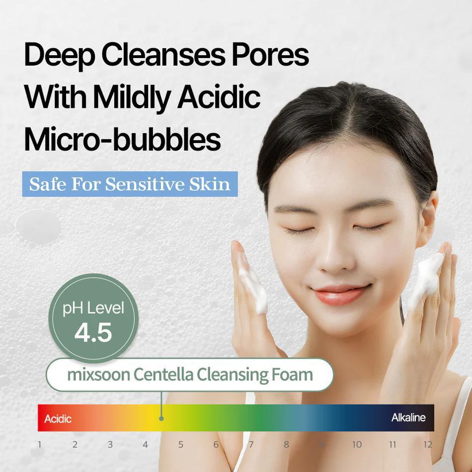 
                      
                        Mixsoon Centella Cleansing Foam 韩国积雪草温和洗面奶 150mL
                      
                    