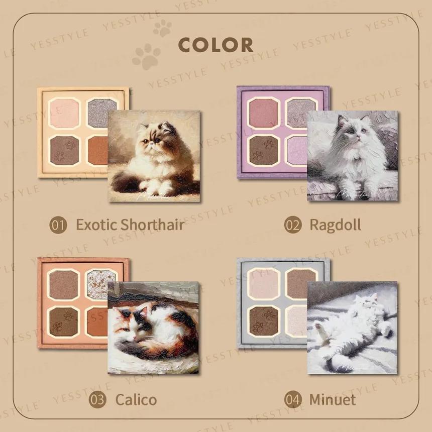 MilleFée My Kitty Eyeshadow palette 米勒菲眼影盘 3.2g