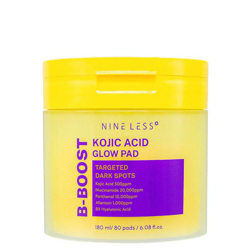 NINELESS B-Boost Kojjic Acid Glow Toner Pad 韩国NINELESS亮泽保湿爽肤垫 80pads