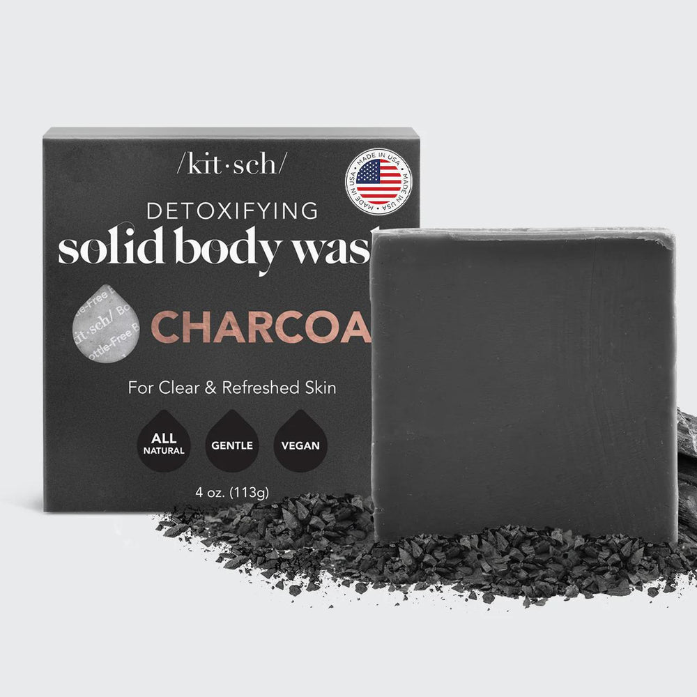 Kitsch Charcoal Detoxifying Body Wash Bar 木炭洁面沐浴露 113g