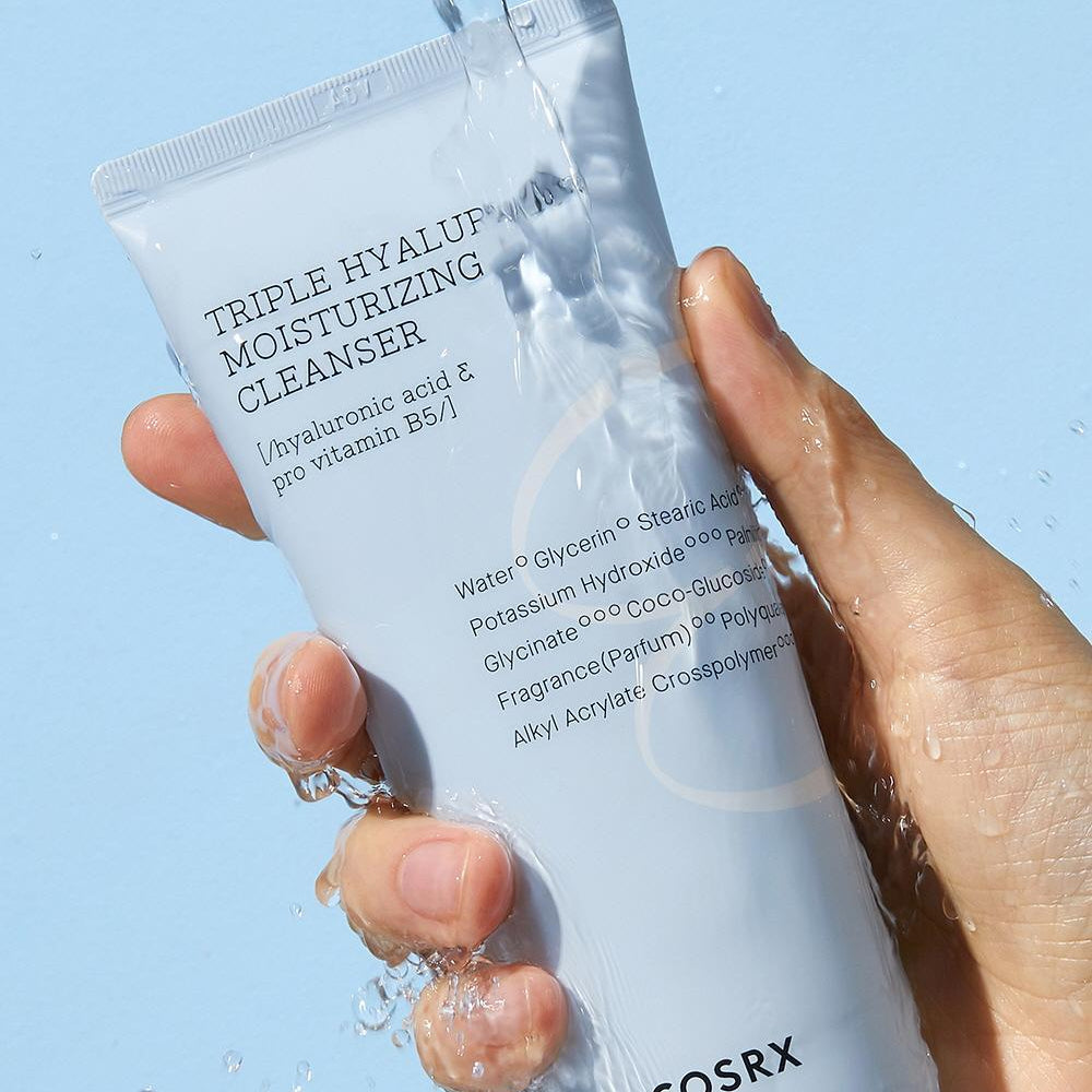 
                      
                        Cosrx Hydrium Triple Hyaluronic Moisture Cleanser 150ml 三重透明质酸保湿洗面奶
                      
                    