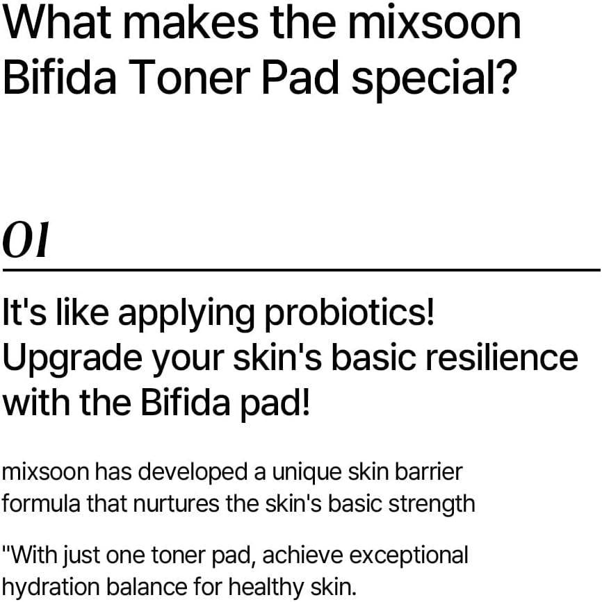 
                      
                        Mixsoon Bifida Toner Pad 韩国Mixsoon保湿爽肤棉 280mL
                      
                    