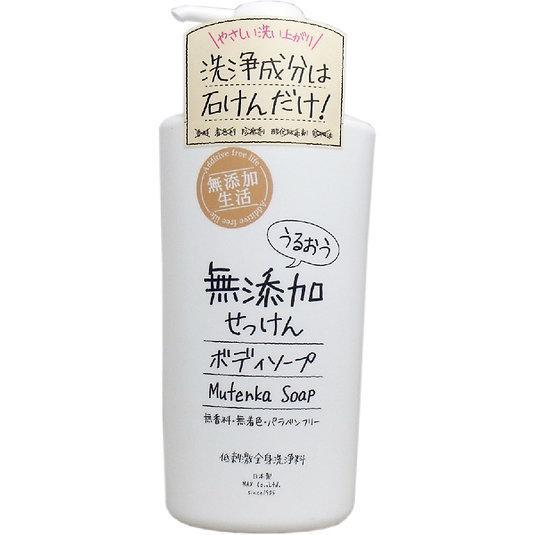 Mutenka Body Soap Moist 日本无添加滋润沐浴露 500mL