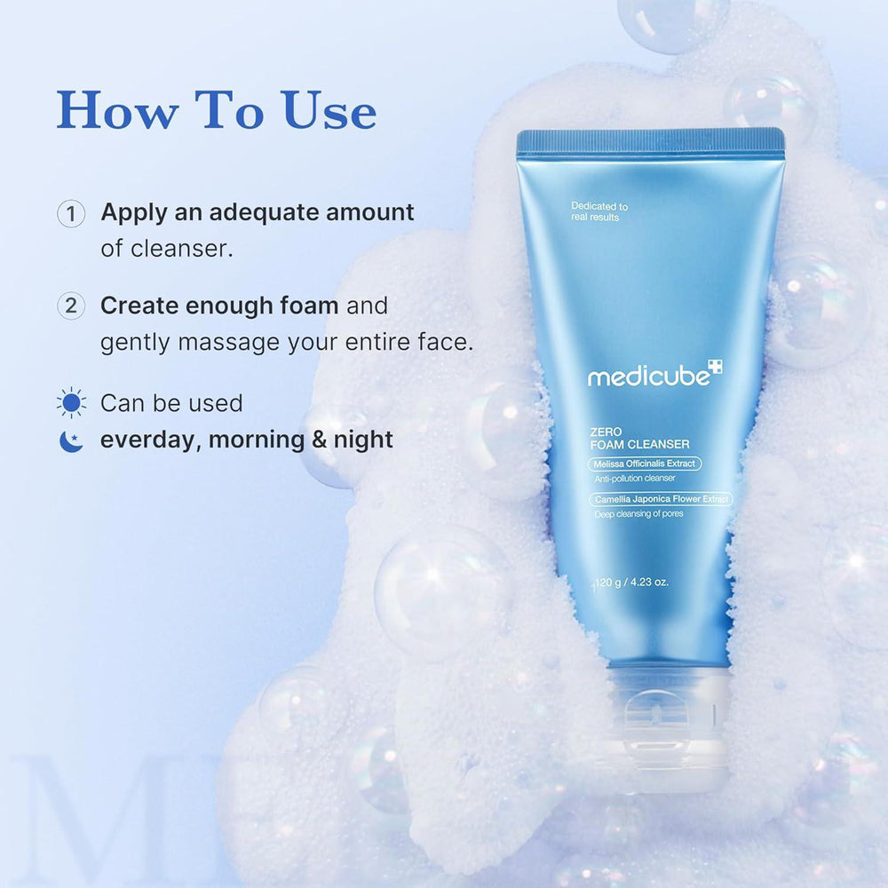 
                      
                        Medicube Zero Foam Cleanser 美蒂秋芙零泡沫洁面乳 120g
                      
                    