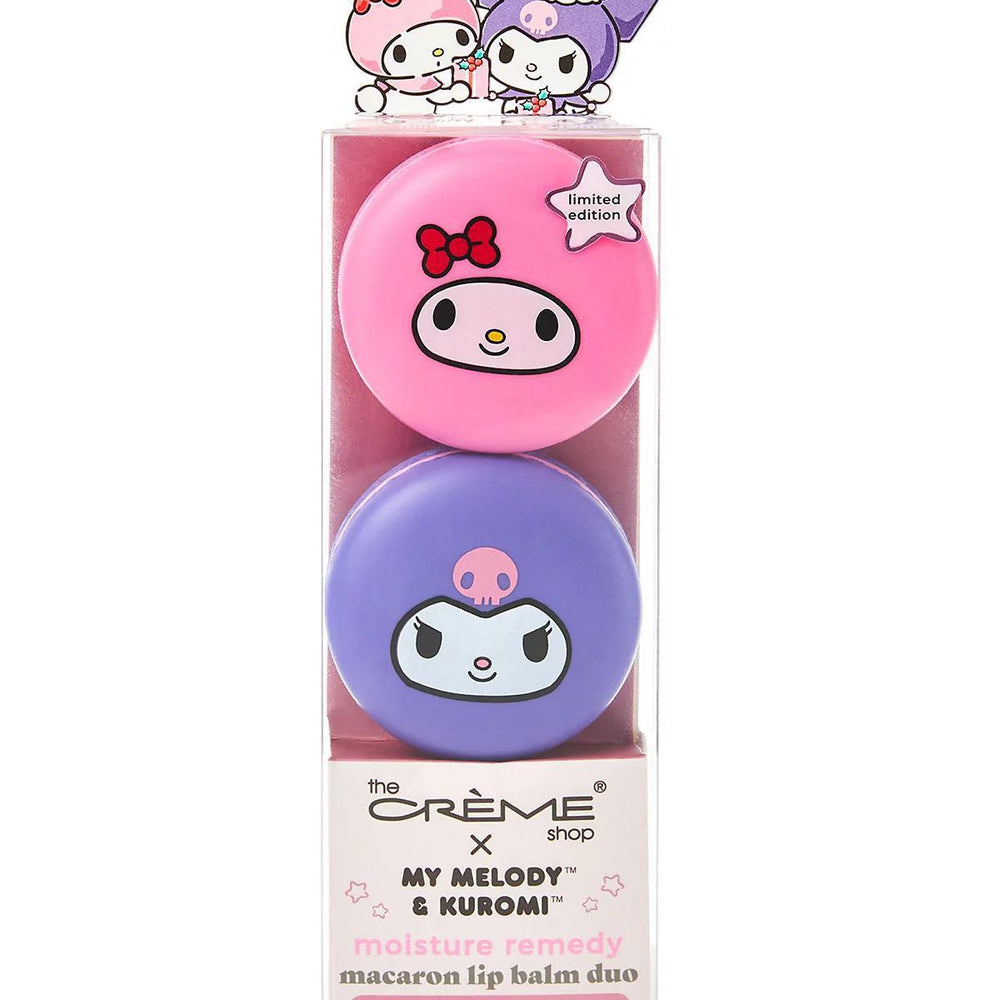 
                      
                        The Creme Shop X Sanrio Holiday 2023 My Melody & Kurromi Macaron Lip Balm Duo 三丽鸥联名美乐蒂和酷洛米马卡龙润唇膏
                      
                    