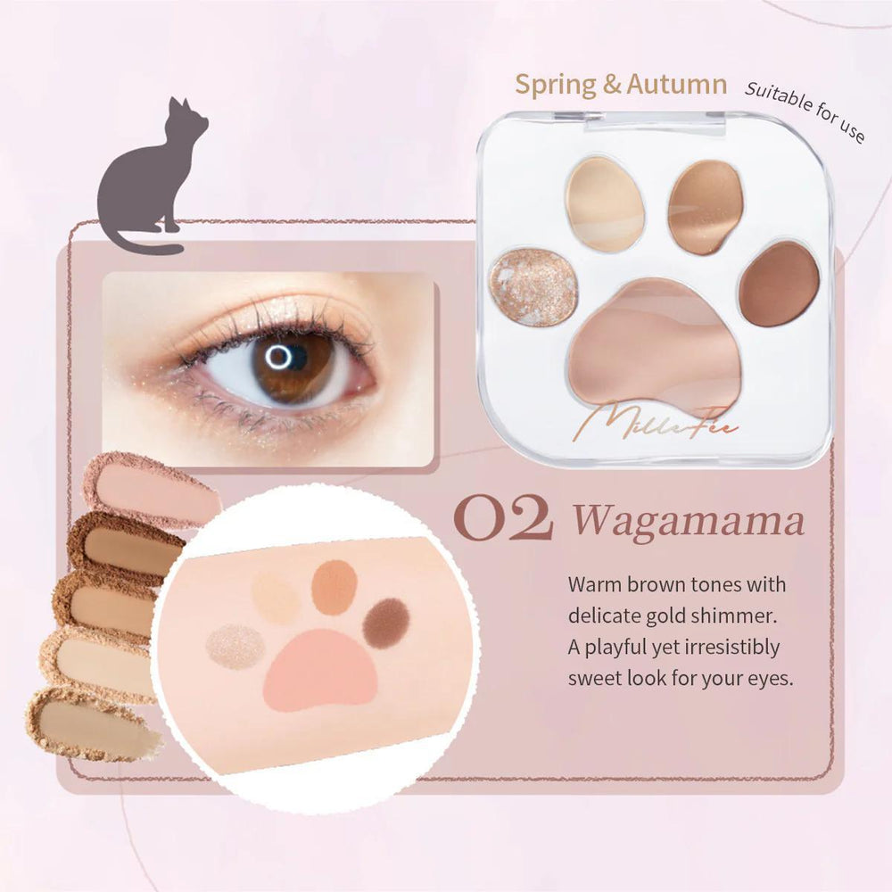 
                      
                        MilleFée Meow Paws Eyeshadow Palette 米勒菲猫爪眼影盘
                      
                    