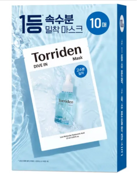 
                      
                        Torriden Dive-In Low Molecule Hyaluronic Acid Mask Pack 低分子透明质酸深层保湿面膜 27ml
                      
                    