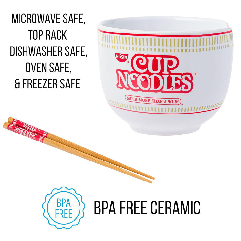 
                      
                        NISSIN Cup Noodles Classic 20oz Ceramic Ramen Bowl 日清经典杯面陶瓷拉面碗（含筷子）
                      
                    