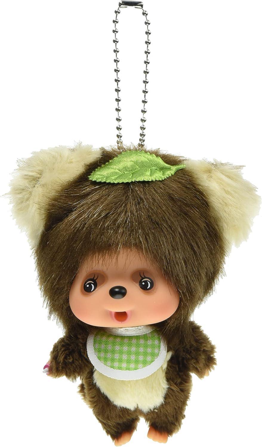 Monchhichi TanuTanu Big Face SS Keychain 蒙奇奇大脸钥匙扣