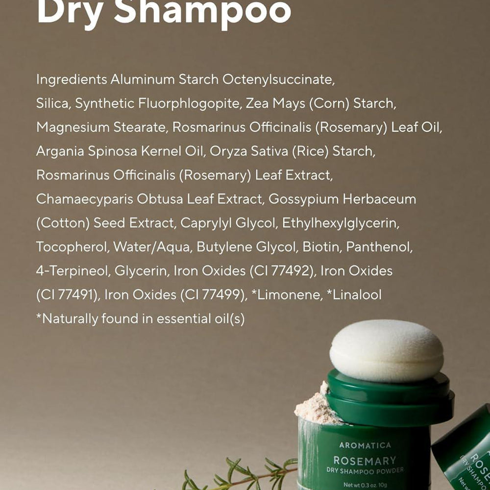 
                      
                        Aromatica Rosemary Dry Shampoo Powder 迷迭香干洗发粉 10g
                      
                    