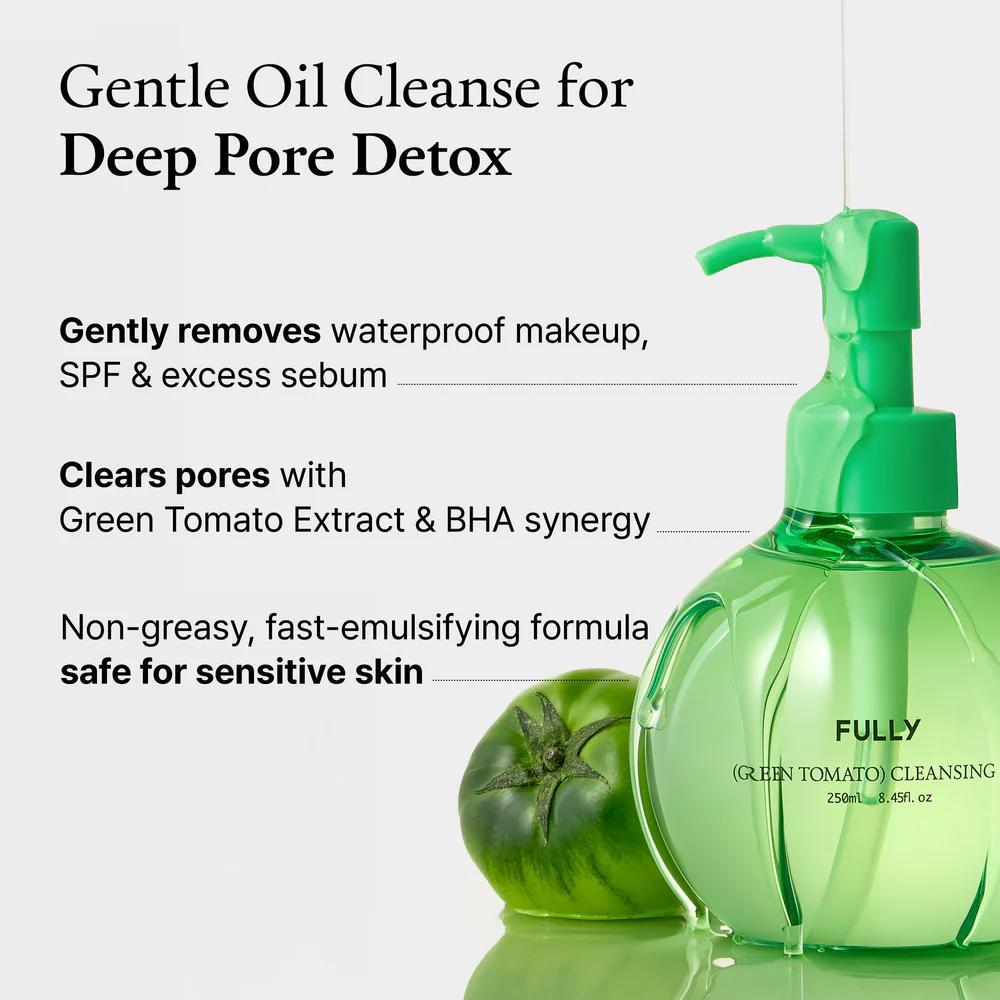 
                      
                        FULLY Green Tomato Cleansing Oil 韩国FULLY青番茄卸妆油 250mL
                      
                    