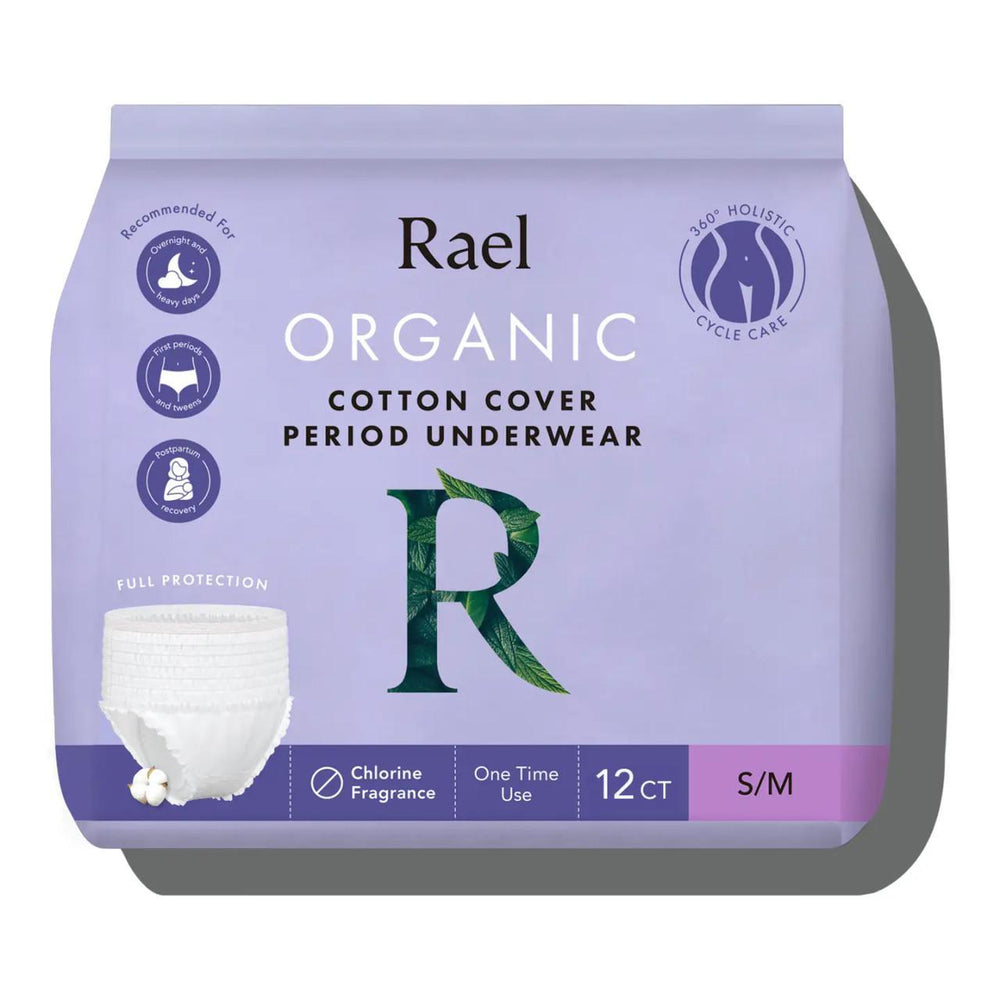 
                      
                        Rael Organic Cotton Disposable Period Underwear 蕊友女士有机棉一次性经期内裤
                      
                    