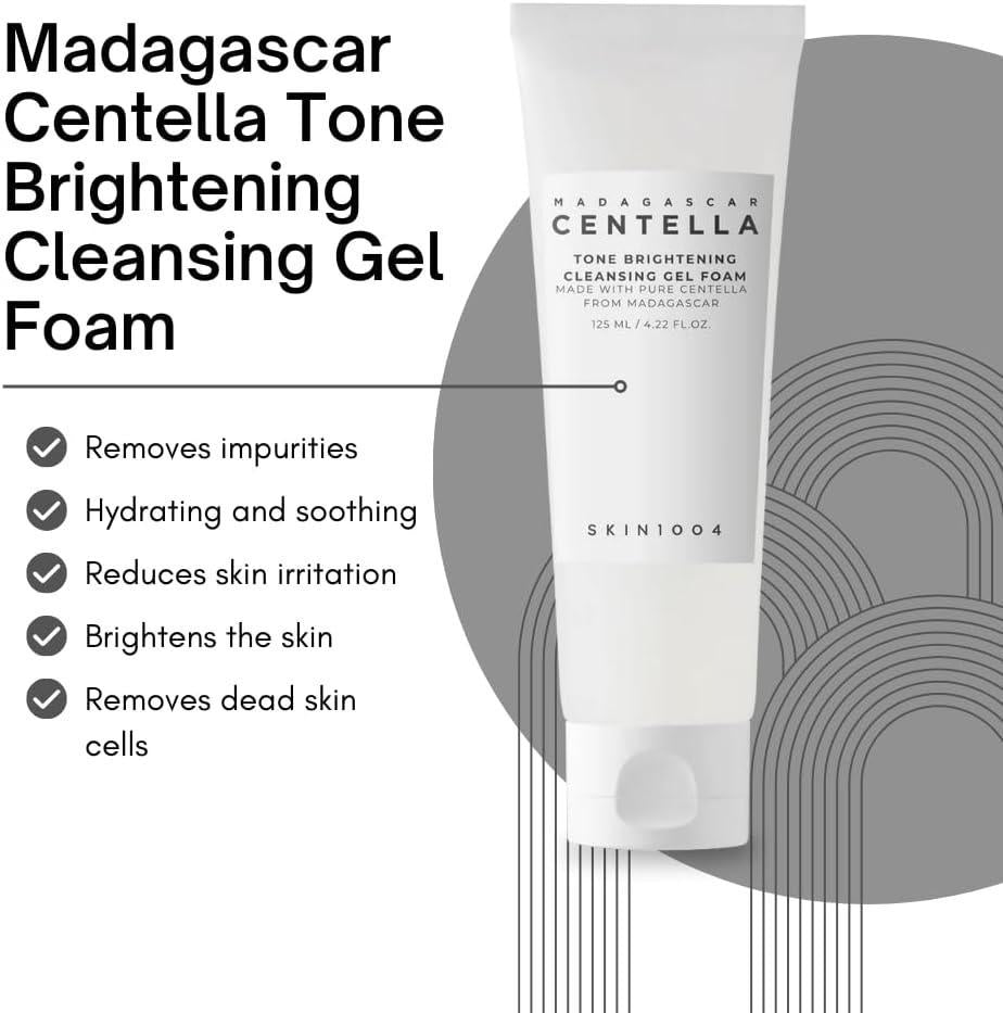 
                      
                        SKIN1004 Madagascar Centella Tone Brightening Cleansing Gel Foam 理肤天使马达加斯加积雪草亮白洁面啫喱泡沫 125mL
                      
                    
