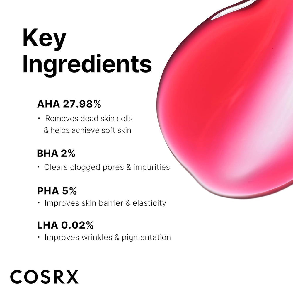 
                      
                        COSRX The AHA BHA PHA LHA 35 Peel 珂丝艾丝35% 多酸去角质凝胶 30 mL
                      
                    