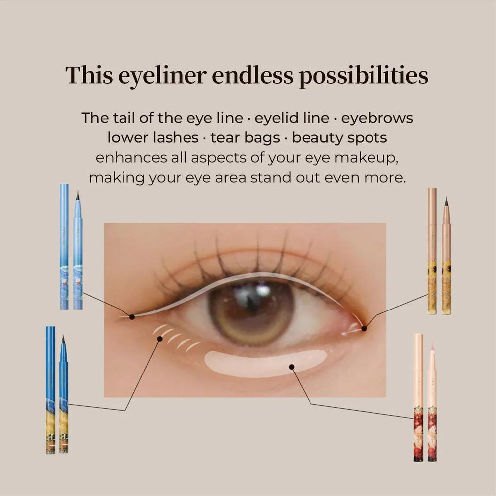 
                      
                        MilleFée Painting Liquid Eyeliner 米勒菲油画液体眼线笔
                      
                    
