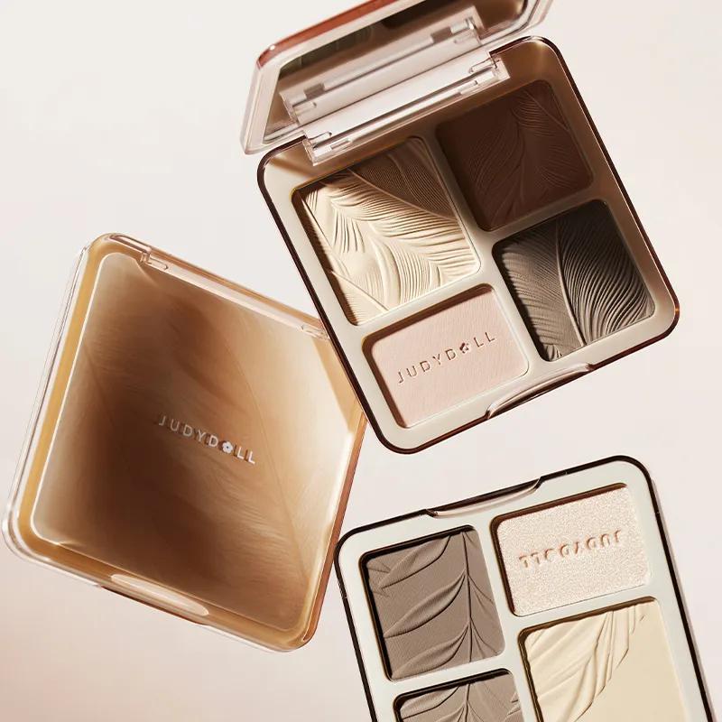 Judydoll Highlight & Contour Face Comprehensive Palette 橘朵二合一高光修容盘