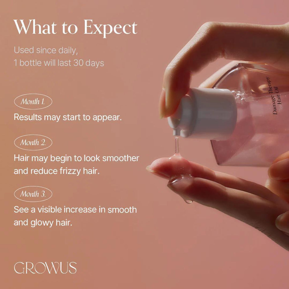 
                      
                        Growus Damage Therapy Hair Oil 韩国Growus修复护发精华油 65mL
                      
                    