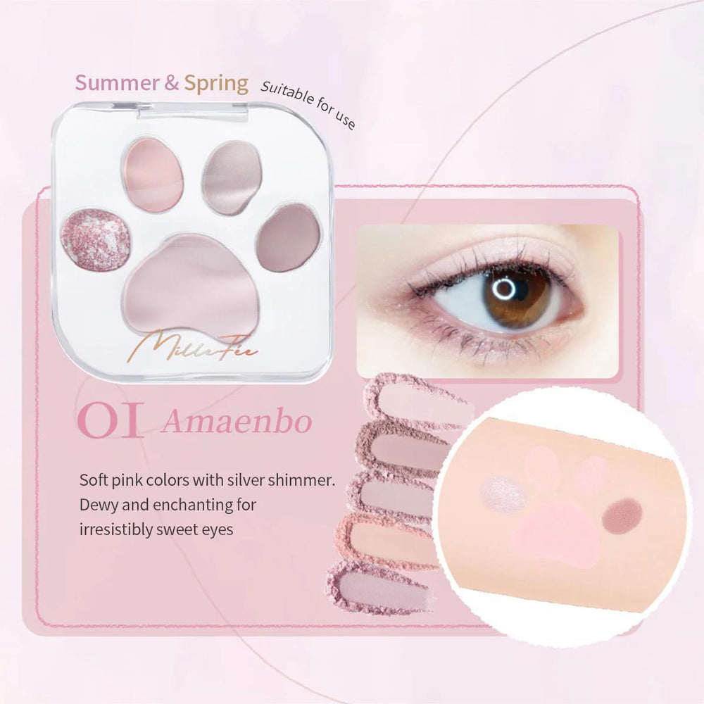 
                      
                        MilleFée Meow Paws Eyeshadow Palette 米勒菲猫爪眼影盘
                      
                    
