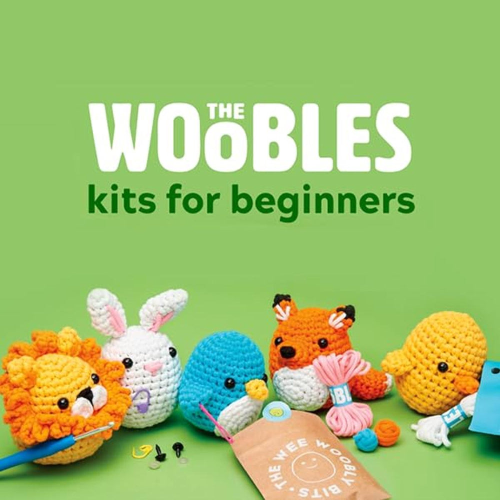 The Woobles Learn To Crochet Kit For Beginners 初学者学习钩针编织套装材料包