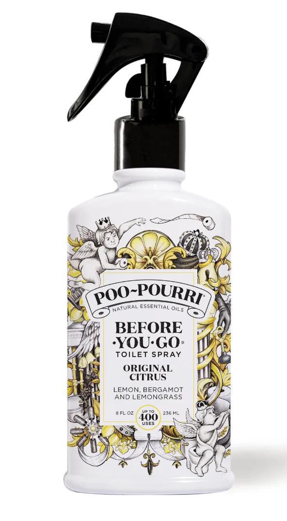 Poo-Pourri Before-You-Go Toilet Spray Original Citrus 神奇噗噗丽柑橘味如厕马桶除臭喷雾 8oz