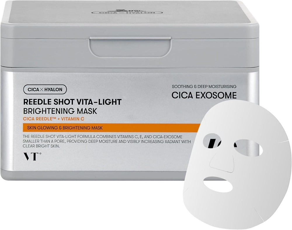 VT COSMETICS Reedle Shot Vita-light Brightening Mask 薇缔保湿滋养精华面膜 30片