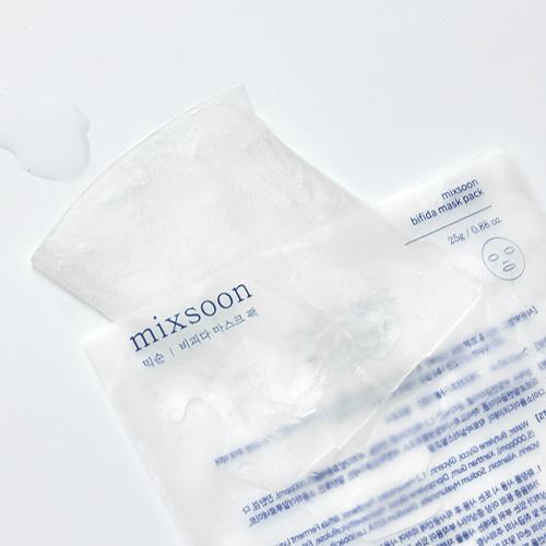 Mixsoon Bifida Mask Pack 二裂酵母积雪草滋养保湿面膜 1片