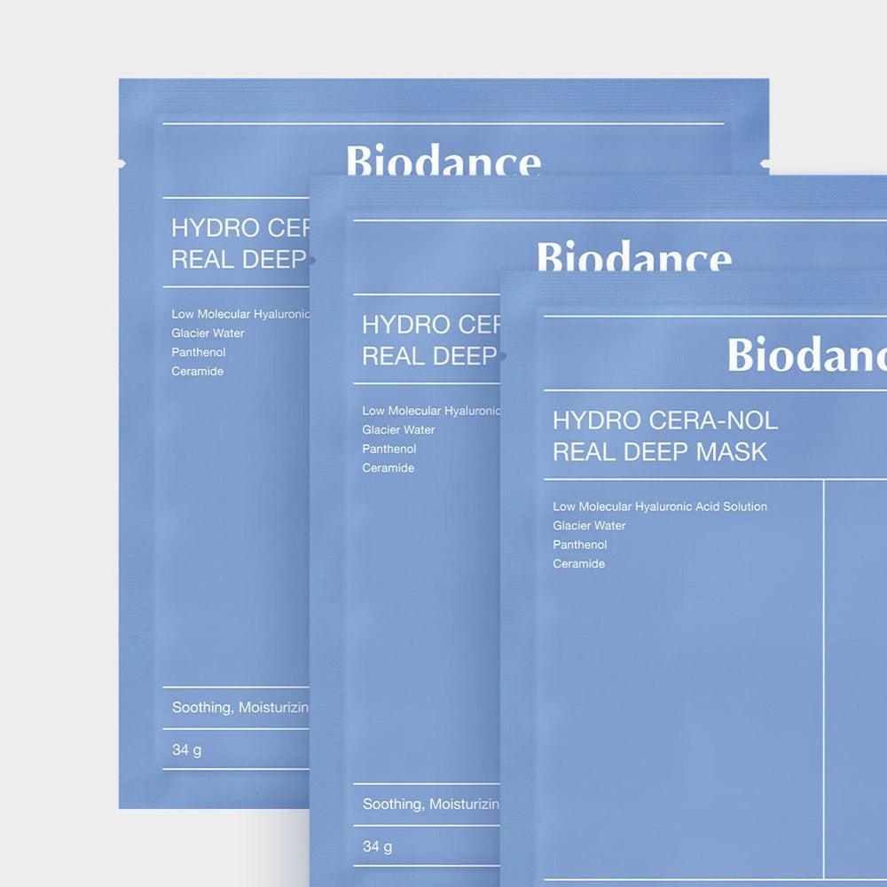 
                      
                        Biodance Hydro Cera-nol Real Deep Mask Sheet Box of 4 贝欧丹斯胶原蛋白补水保湿面膜 4片
                      
                    