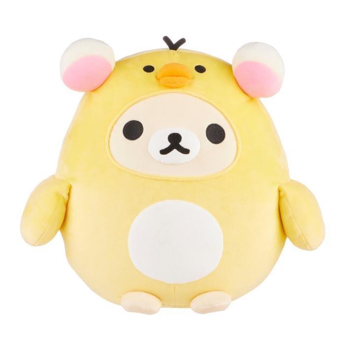 San-X Rilakkuma Kiiroitori Kigurumi Series Mochi Plush 日本San-X轻松熊系列小黄鸡套装毛绒玩具
