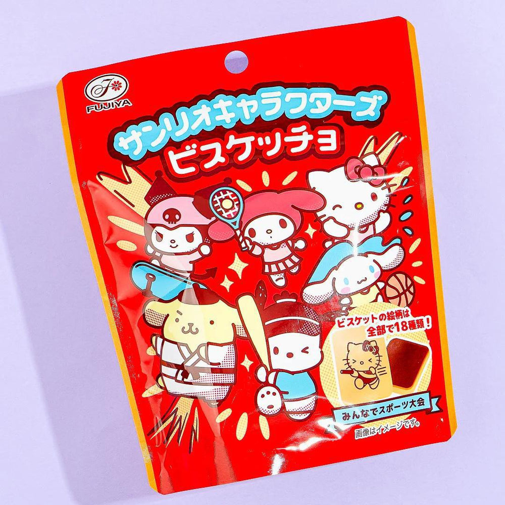 
                      
                        FUJIYA Sanrio Characters Chocolate Biscuits 不二家三丽鸥角色巧克力饼干 42g
                      
                    